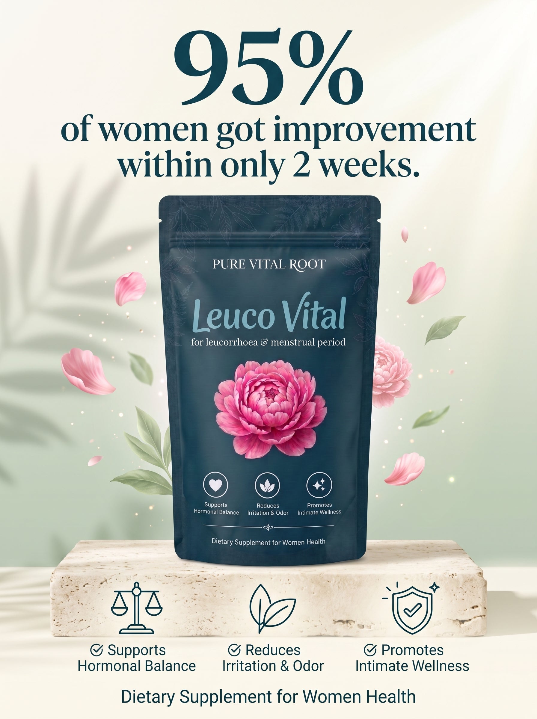 Leuco Vital Powder - Leukorrhea & White Discharge Treatment